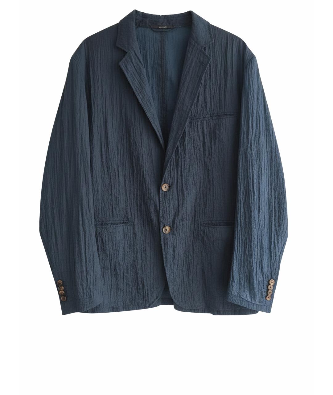 HERMES Синий полиамидовый пиджак, фото 1