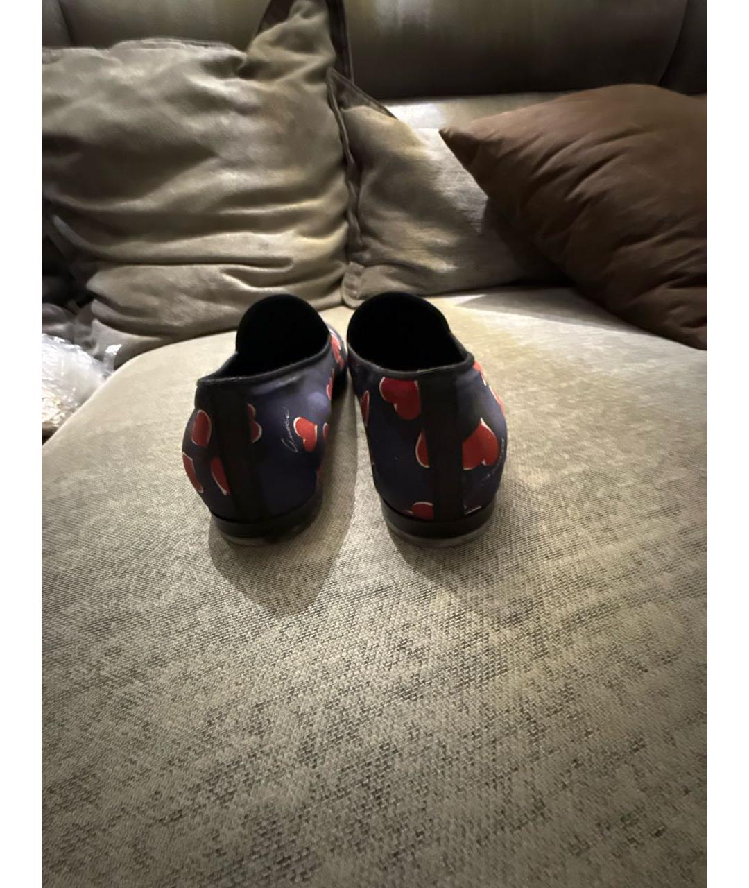 GUCCI Темно-синие лоферы, фото 4