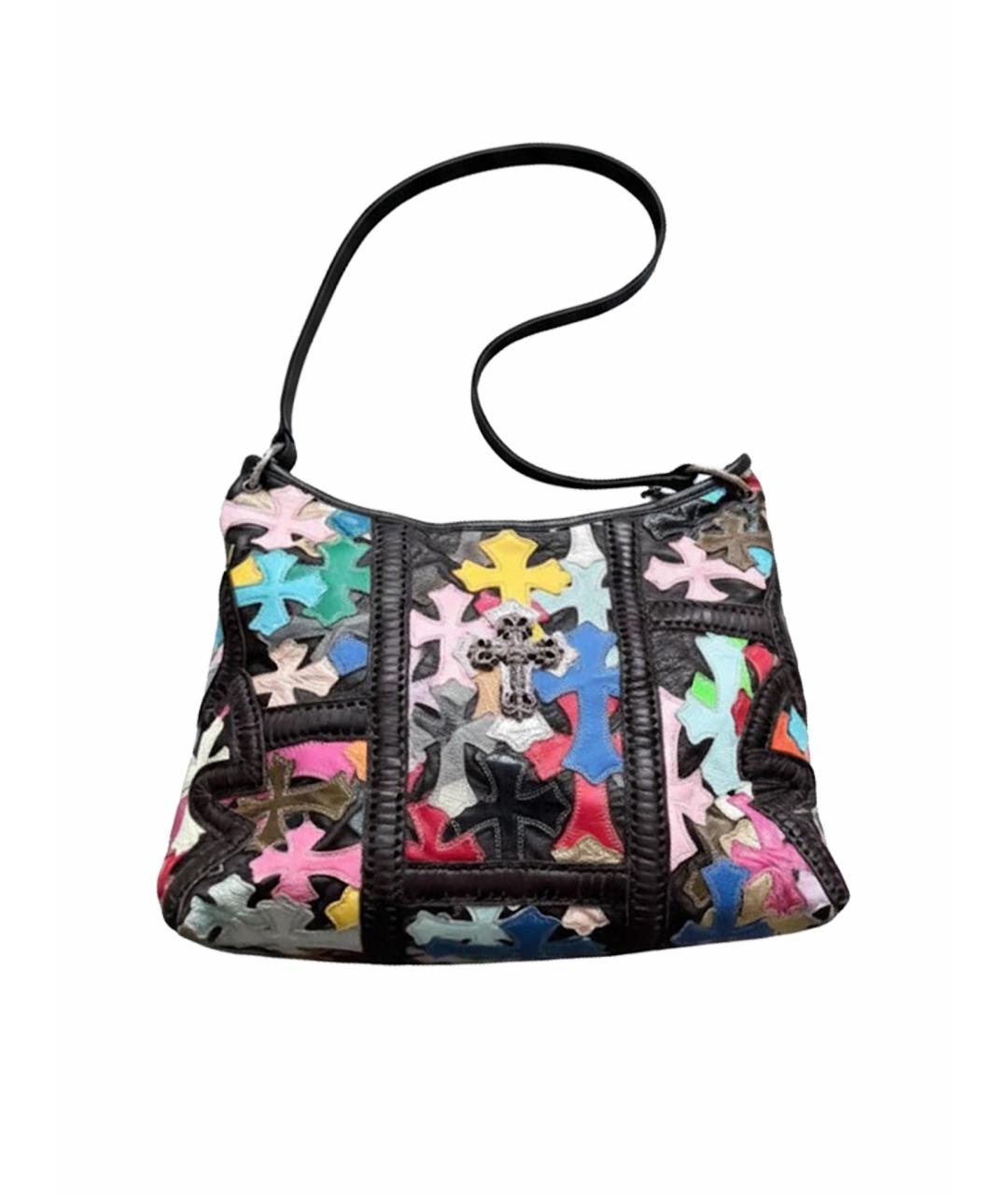 CHROME HEARTS Мульти кожаная сумка на плечо, фото 1