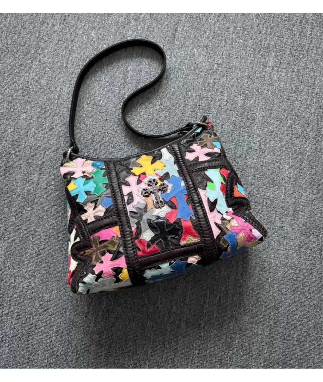 CHROME HEARTS Мульти кожаная сумка на плечо, фото 5