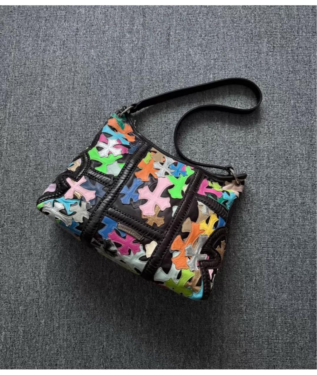 CHROME HEARTS Мульти кожаная сумка на плечо, фото 2