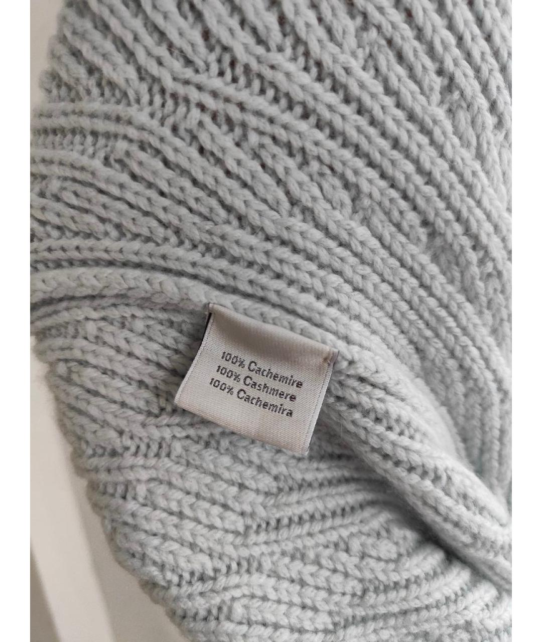HERMES Голубой кашемировый джемпер / свитер, фото 9