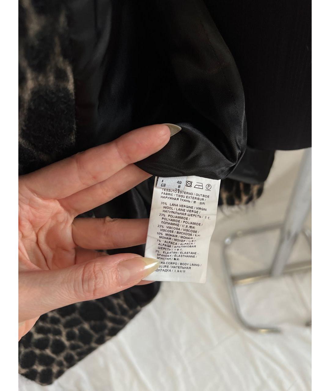 PINKO Мульти шерстяное пальто, фото 6