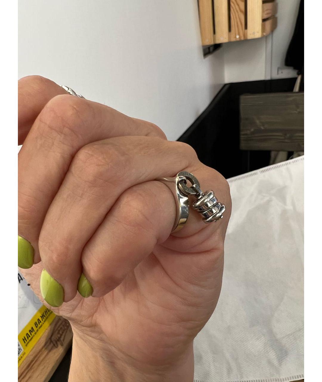 BVLGARI Белое кольцо из белого золота, фото 4