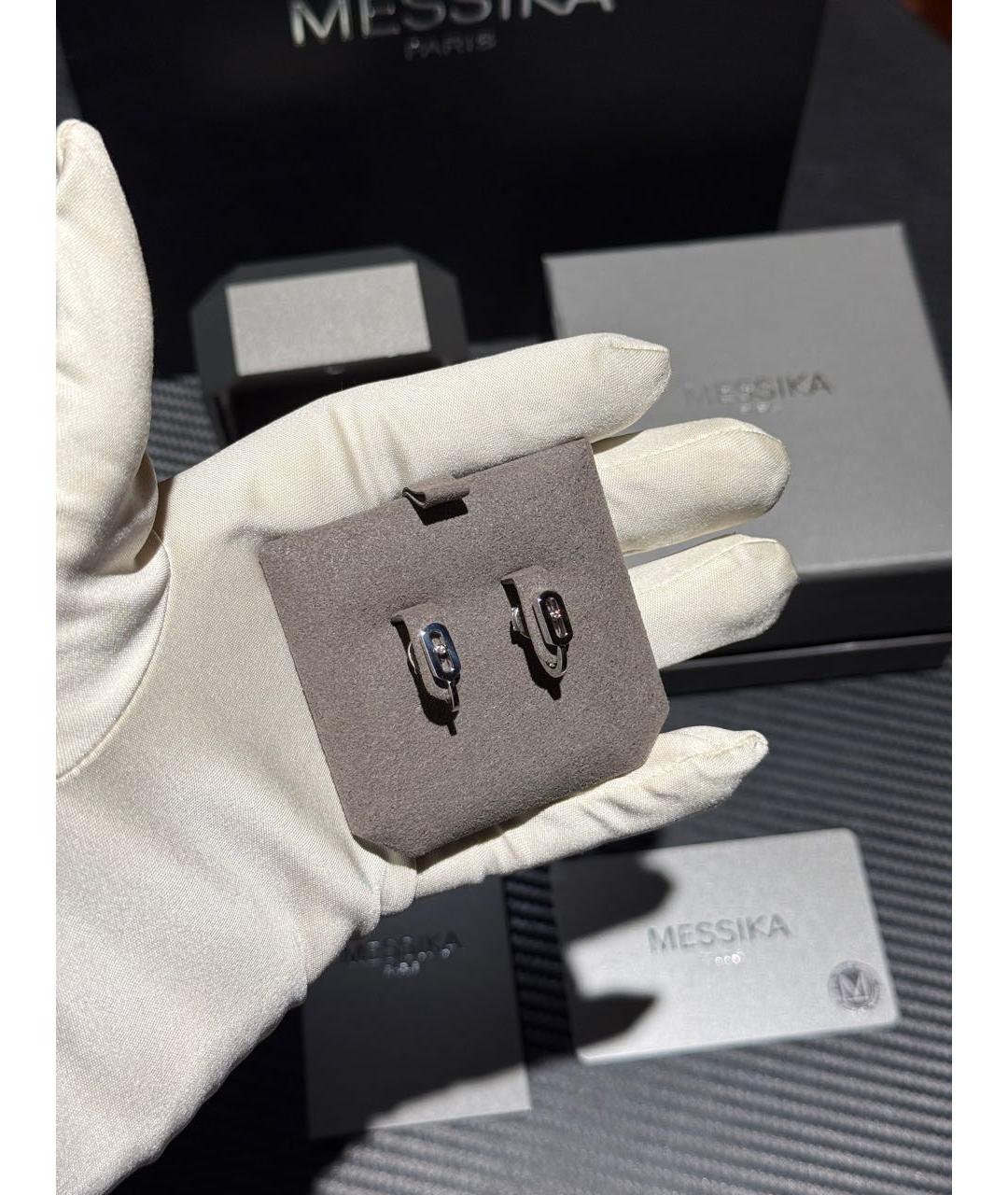 MESSIKA Серебряные серьги из белого золота, фото 6