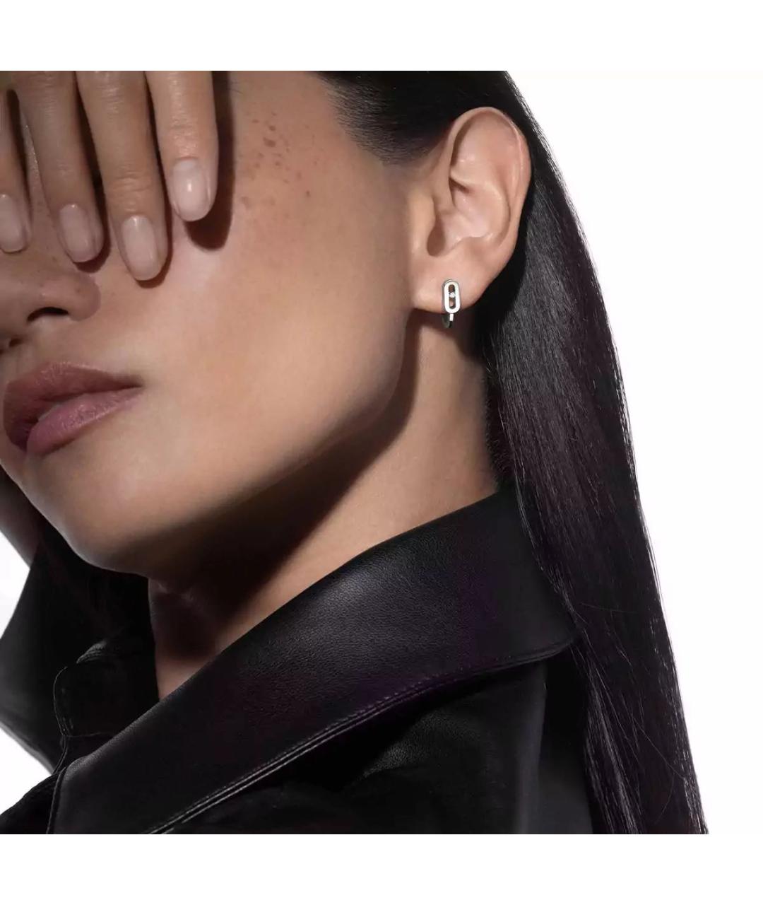 MESSIKA Серебряные серьги из белого золота, фото 8