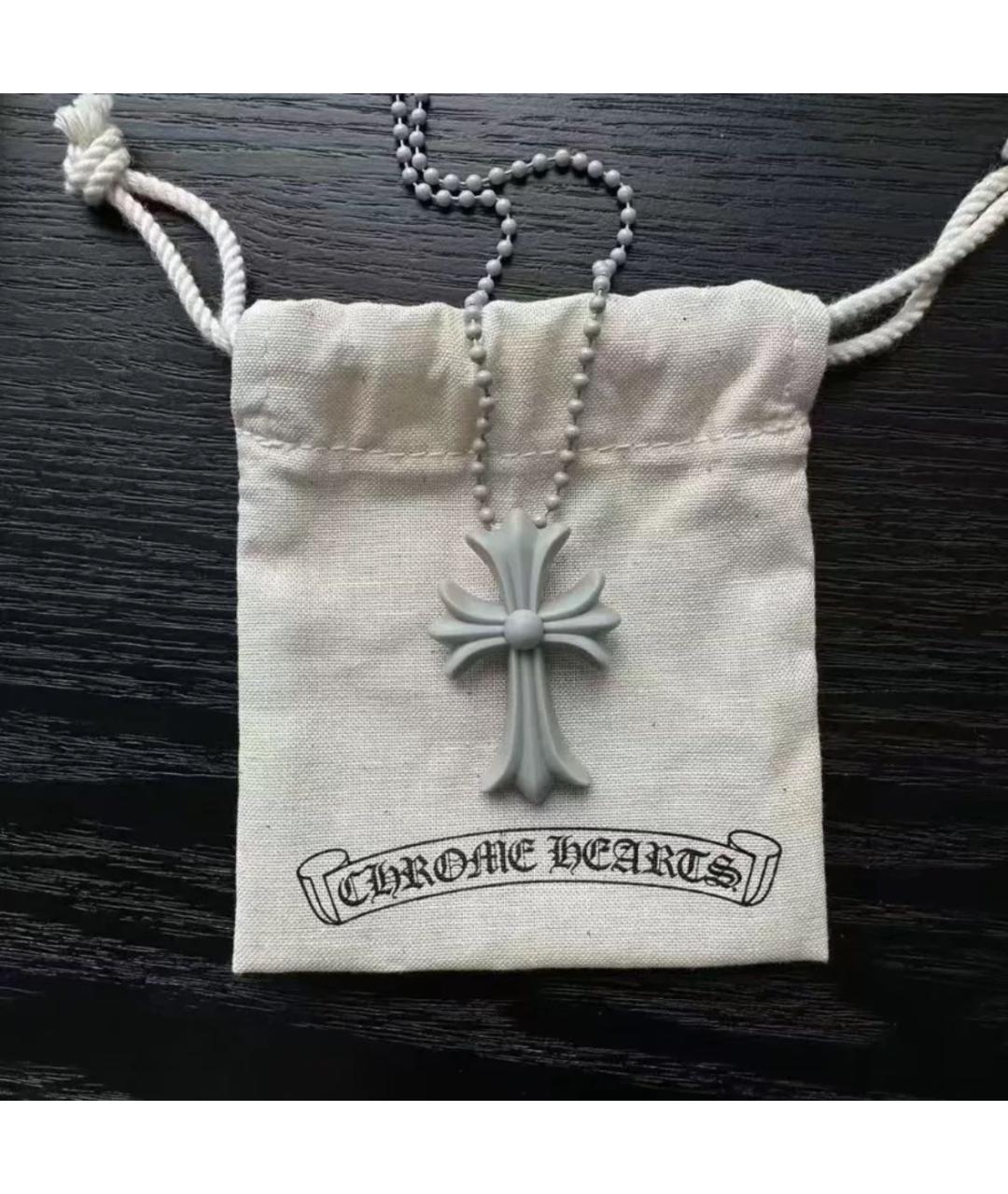 CHROME HEARTS Серая цепочка/подвеска, фото 5