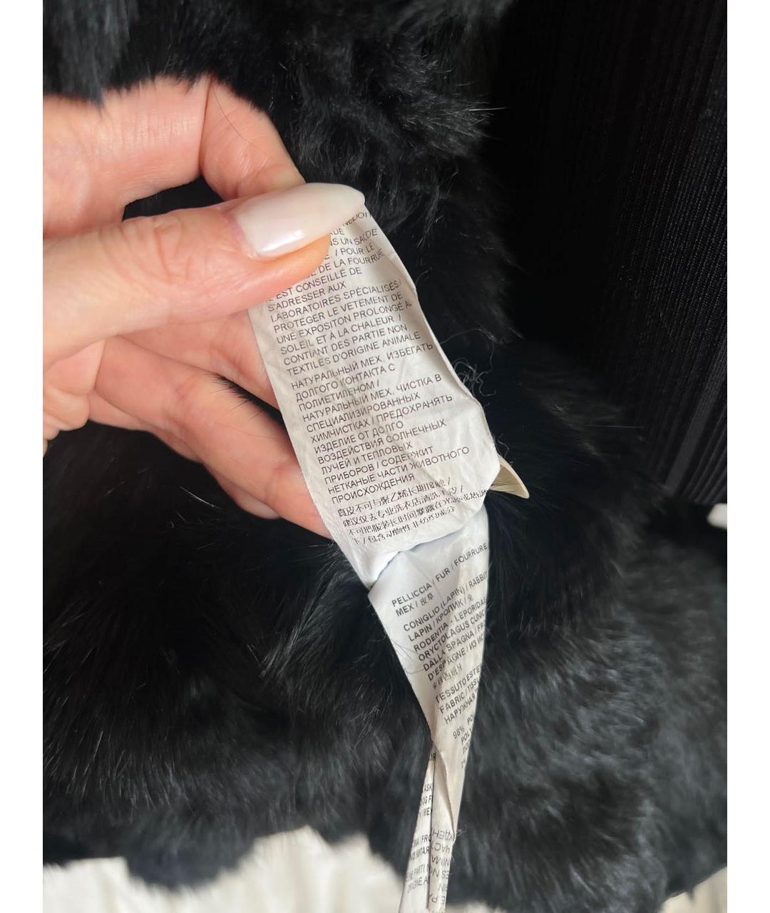 PINKO Черная полиэстеровая парка, фото 5