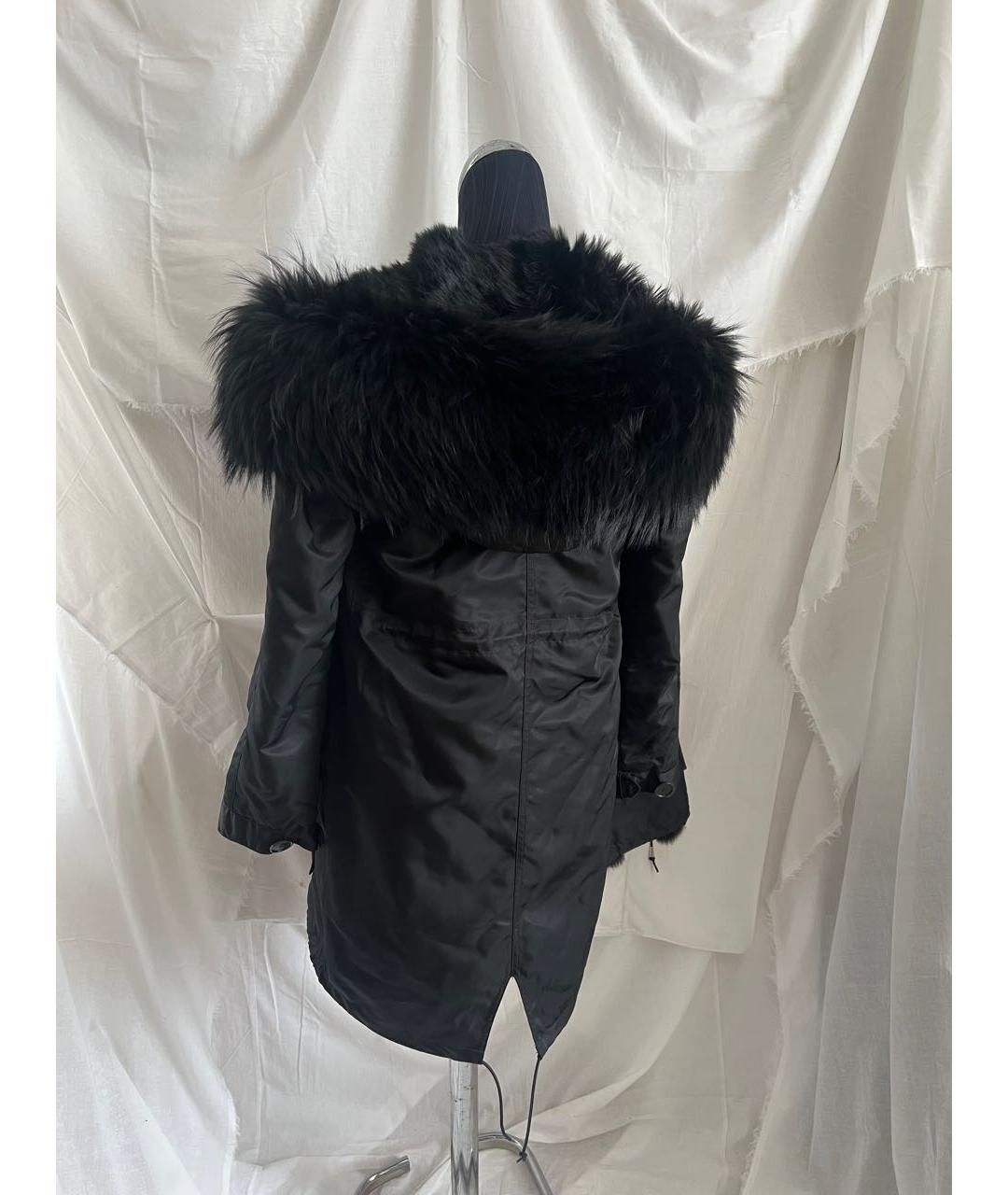 PINKO Черная полиэстеровая парка, фото 2