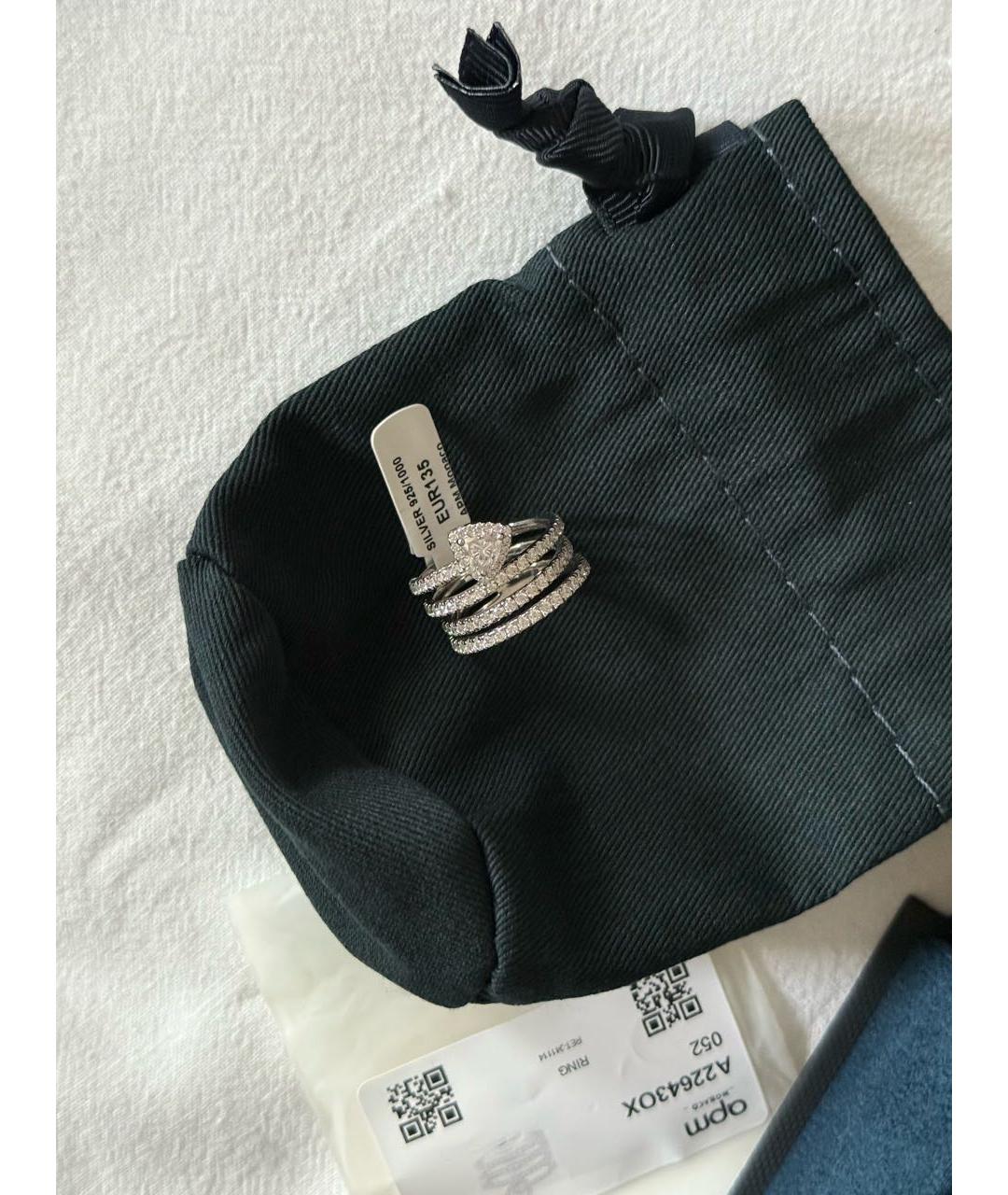 APM Monaco Белое серебряное кольцо, фото 5