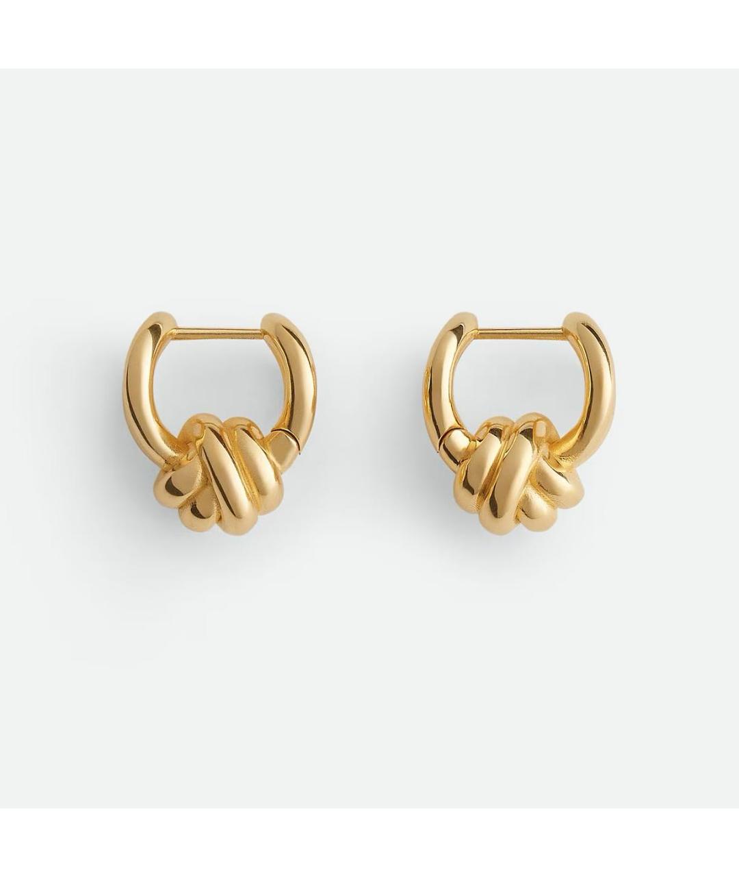 BOTTEGA VENETA Золотые серебряные серьги, фото 5