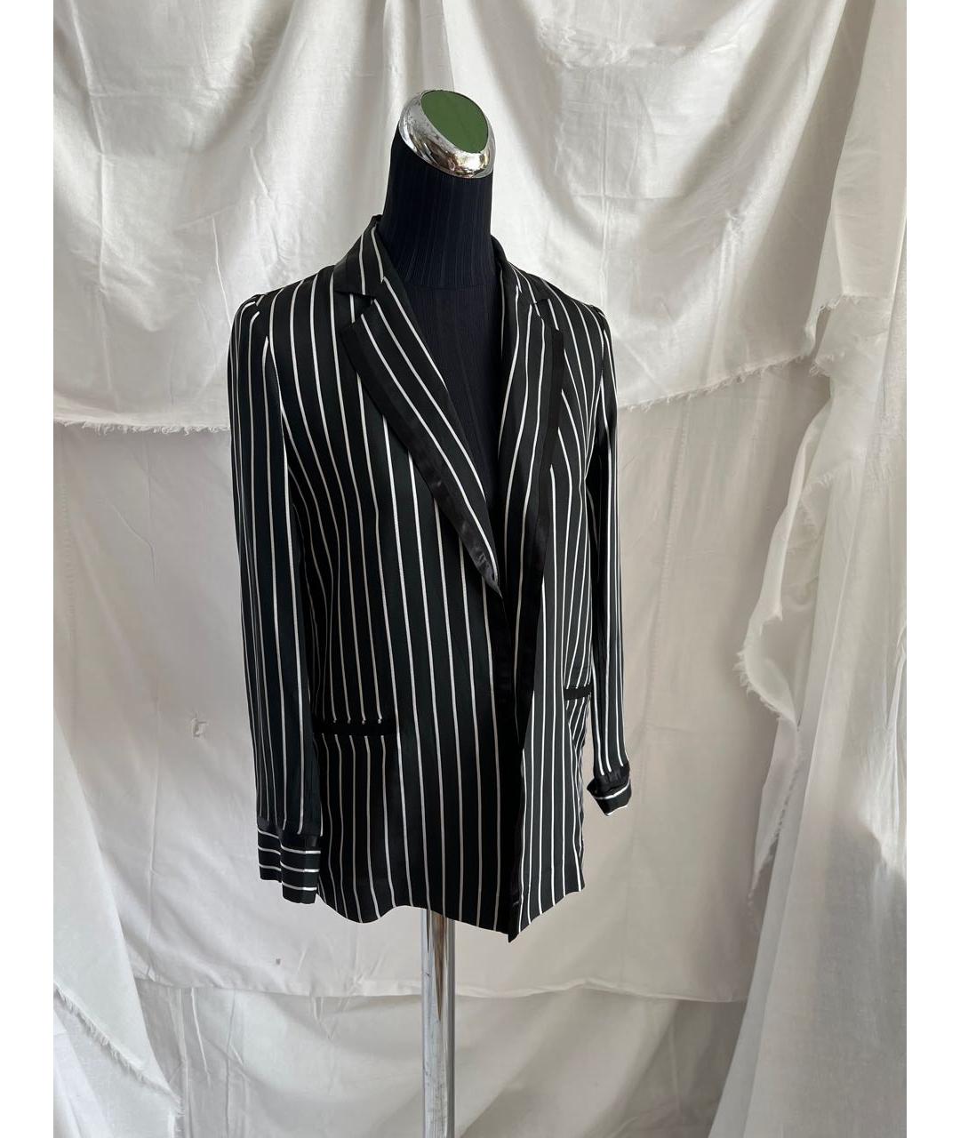 PINKO Черный ацетатный костюм с брюками, фото 3