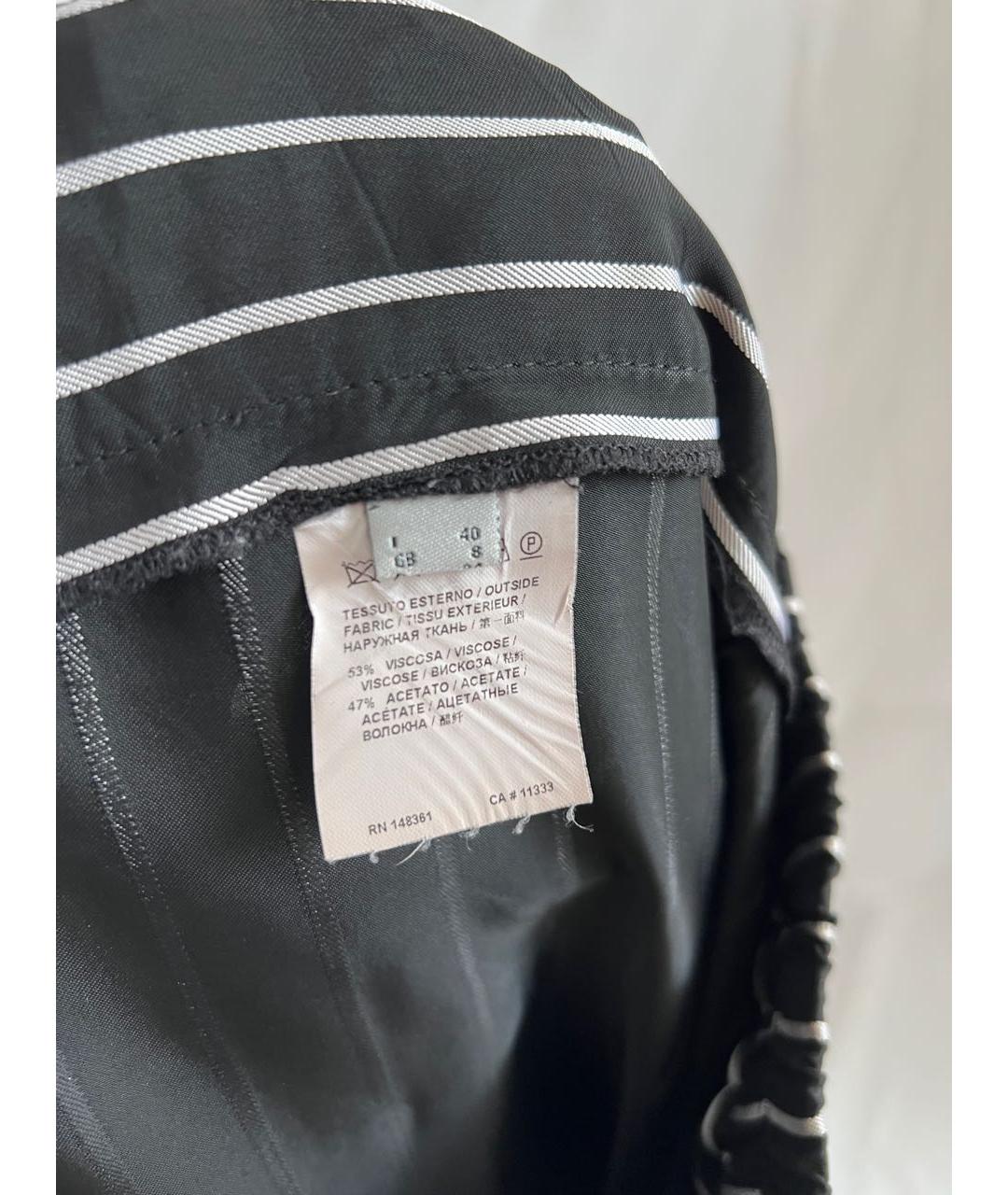 PINKO Черный ацетатный костюм с брюками, фото 8