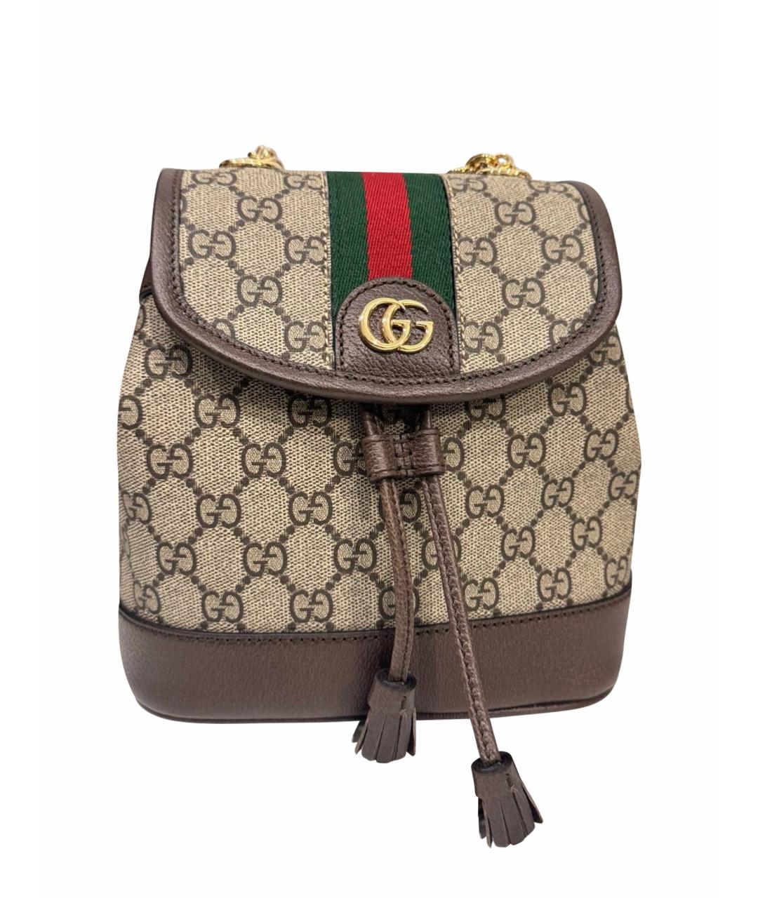 GUCCI Бежевый рюкзак, фото 1