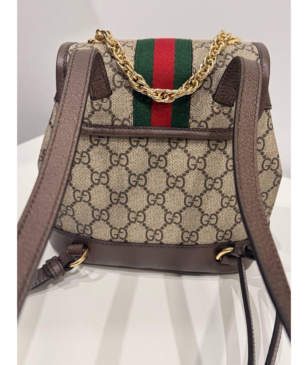 GUCCI Бежевый рюкзак, фото 2