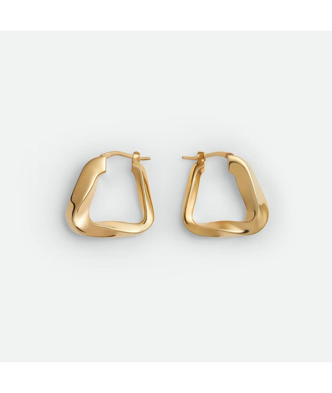 BOTTEGA VENETA Золотые серебряные серьги, фото 4