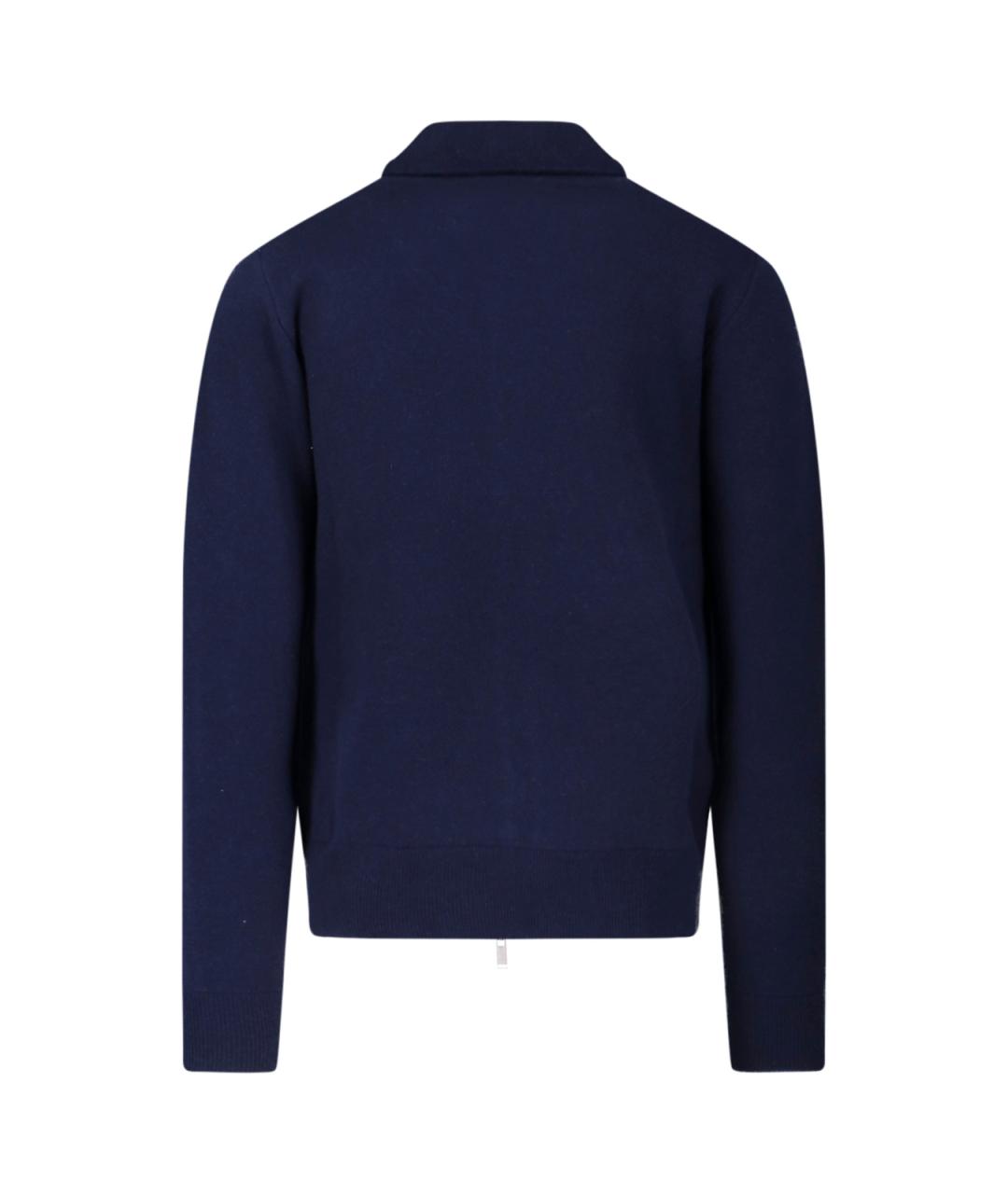 LARDINI Синяя шерстяная куртка, фото 2