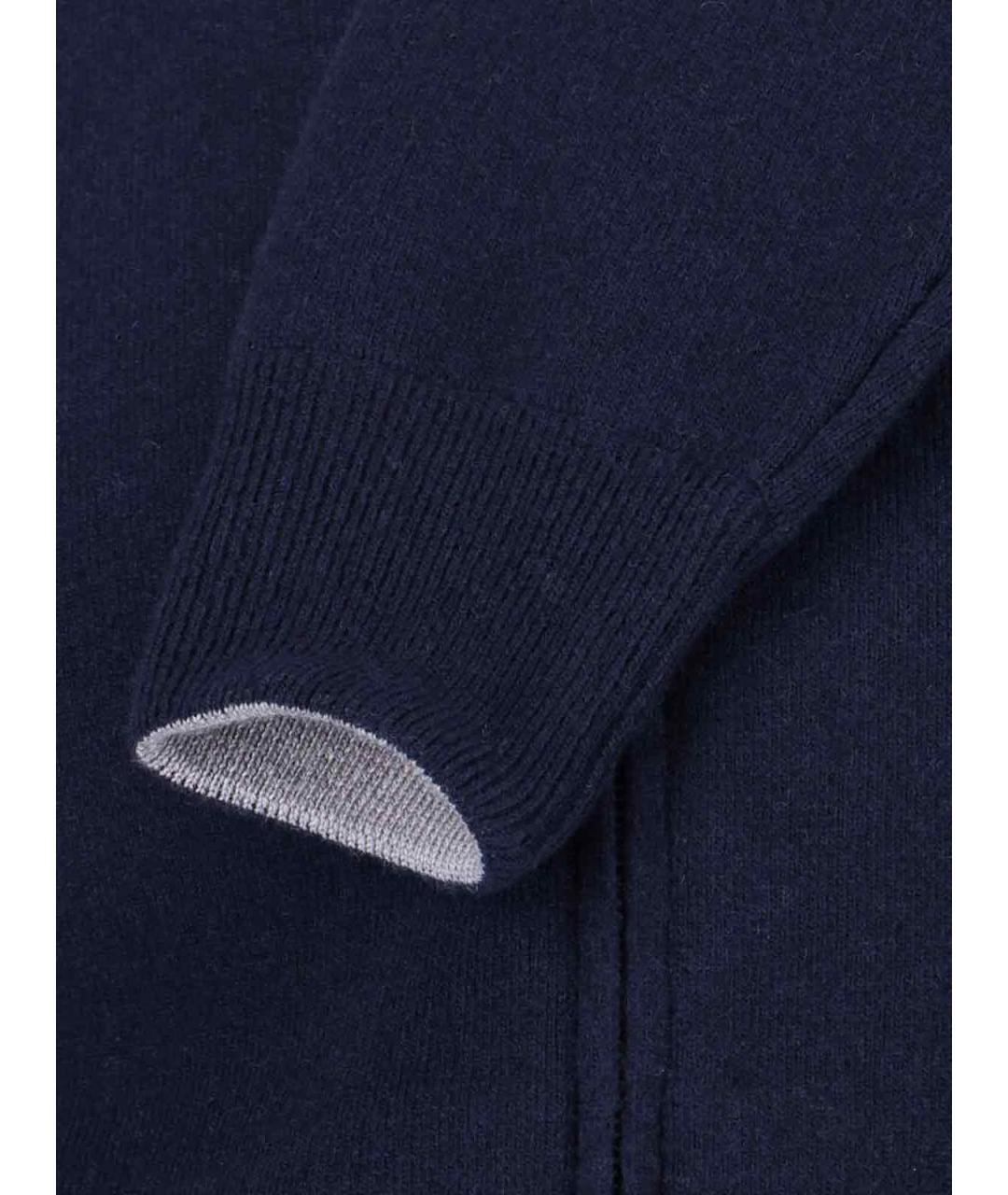 LARDINI Синяя шерстяная куртка, фото 5