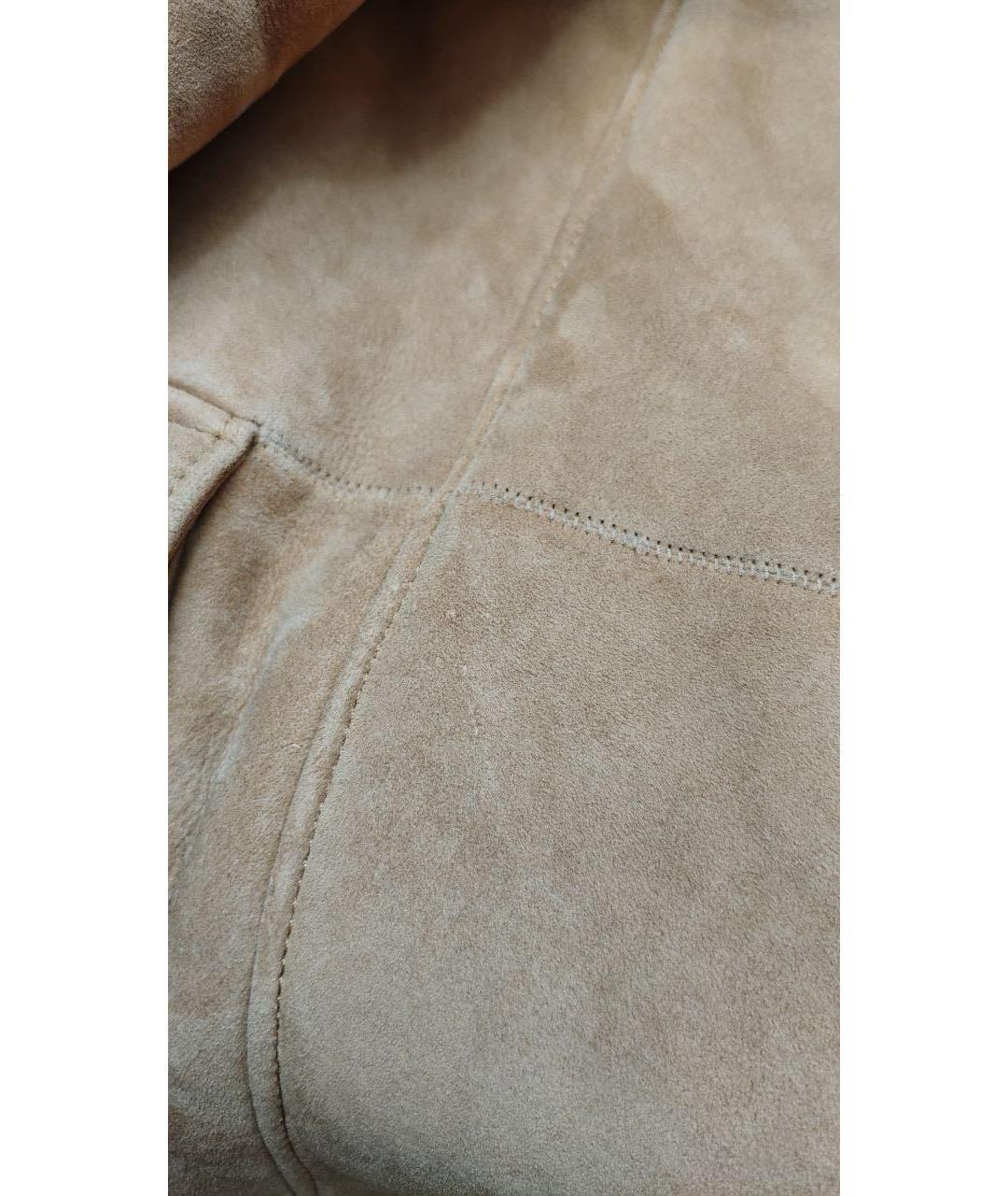 ERMANNO SCERVINO Бежевая дубленка, фото 8