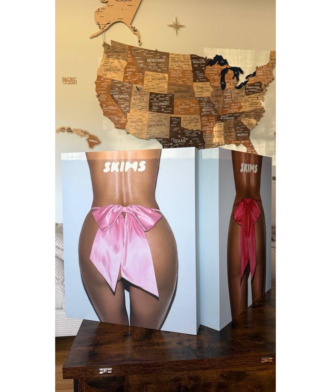 SKIMS Бежевые трусы, фото 4