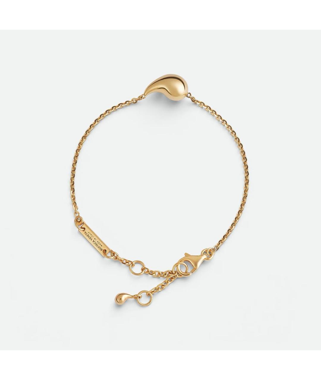 BOTTEGA VENETA Золотой серебряный браслет, фото 3