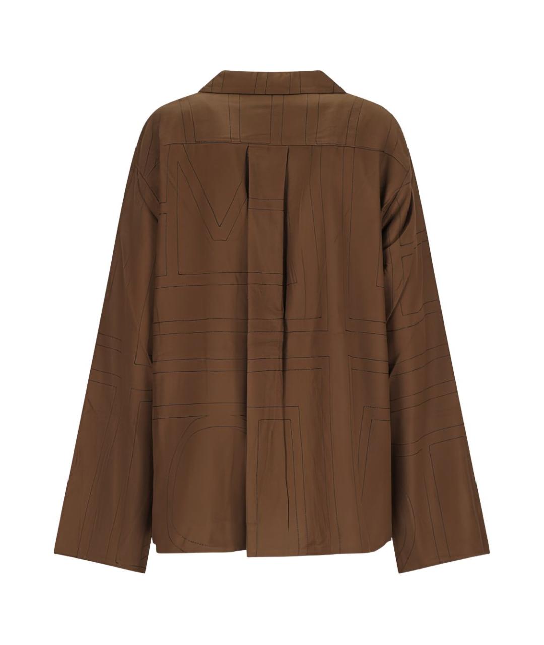 TOTEME Коричневая рубашка, фото 3