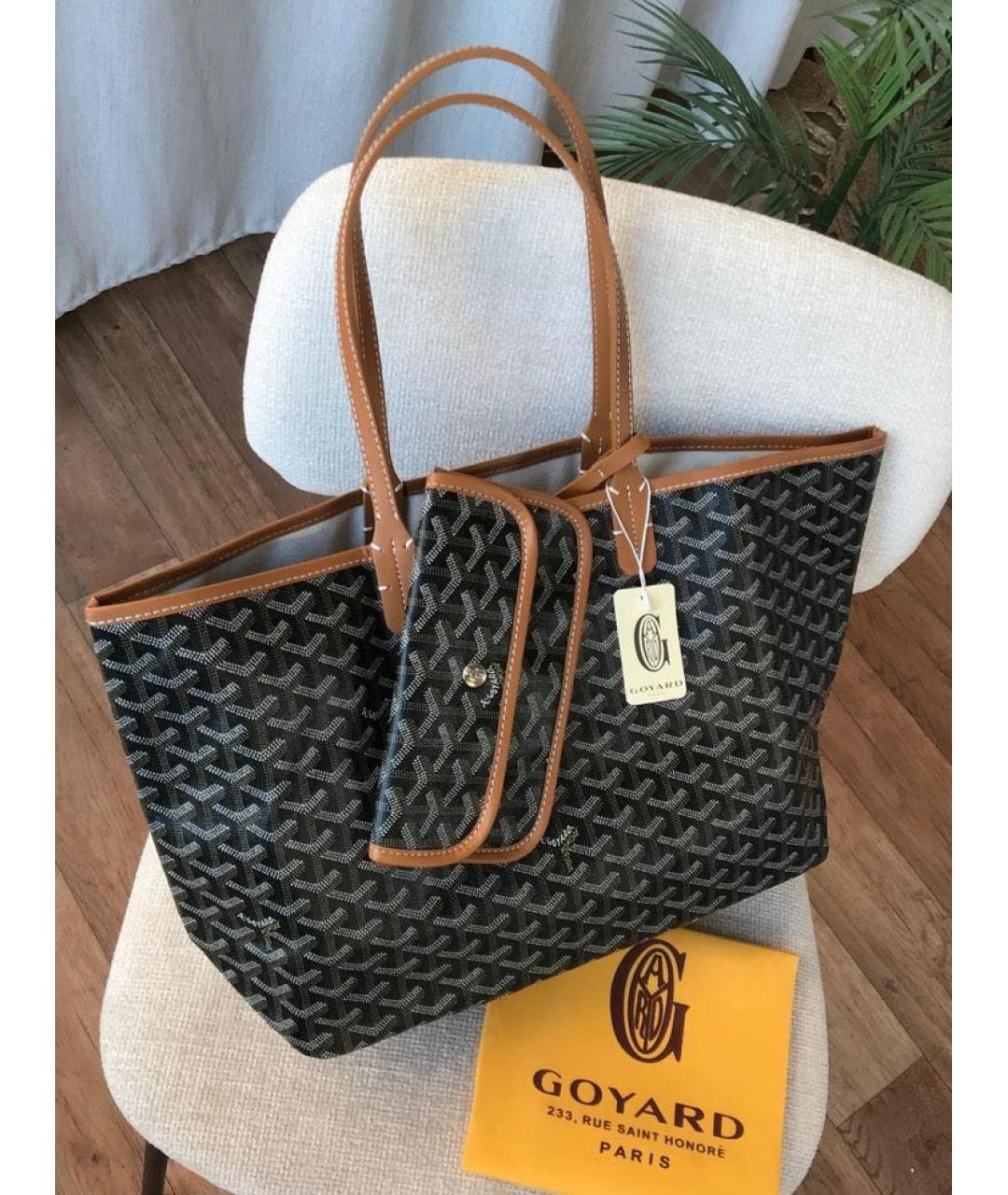 GOYARD Коричневая сумка тоут, фото 7