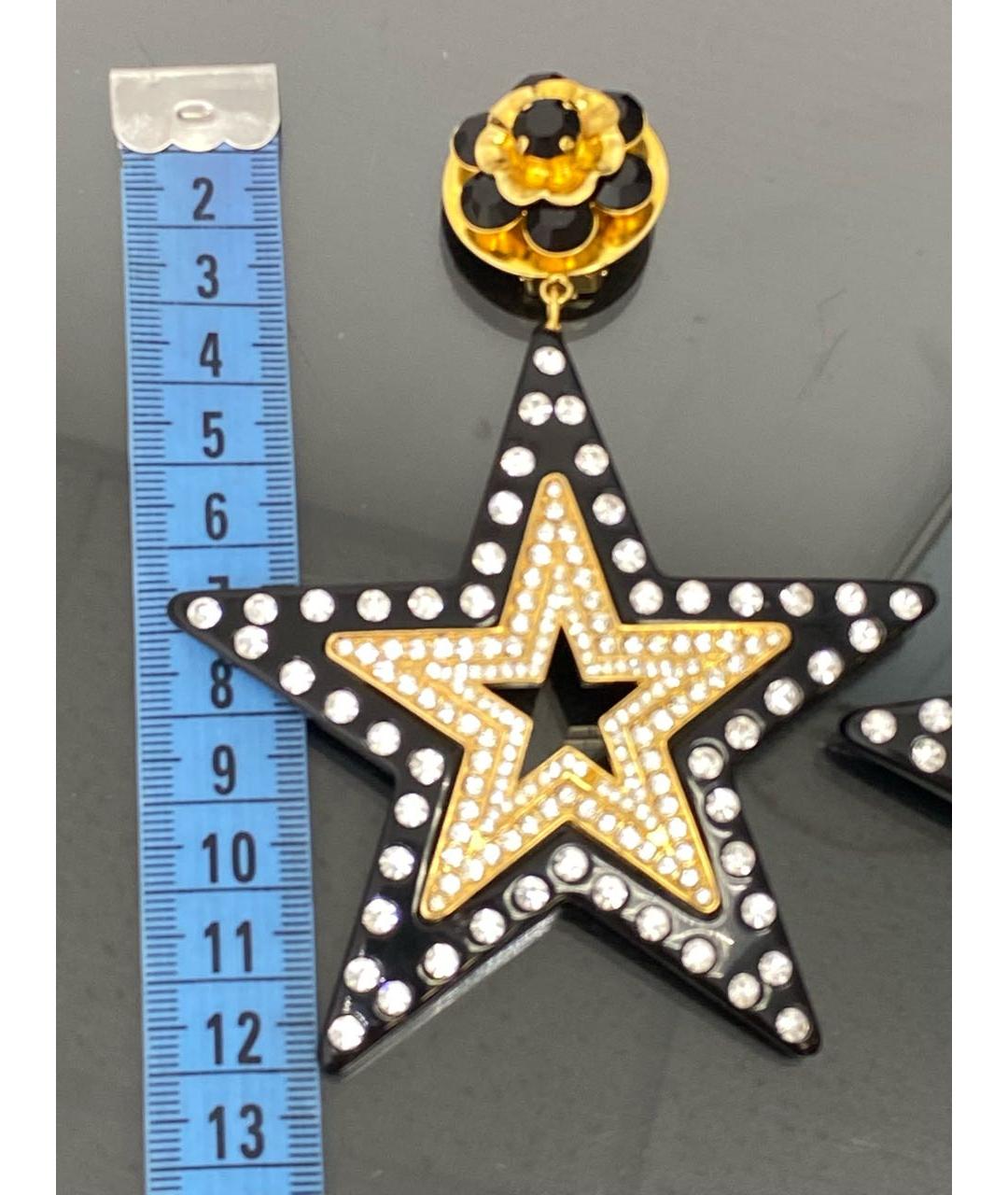 DOLCE&GABBANA Черные металлические клипсы, фото 7