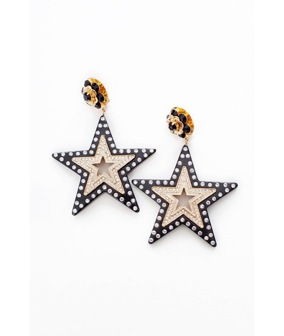 DOLCE&GABBANA Черные металлические клипсы, фото 1