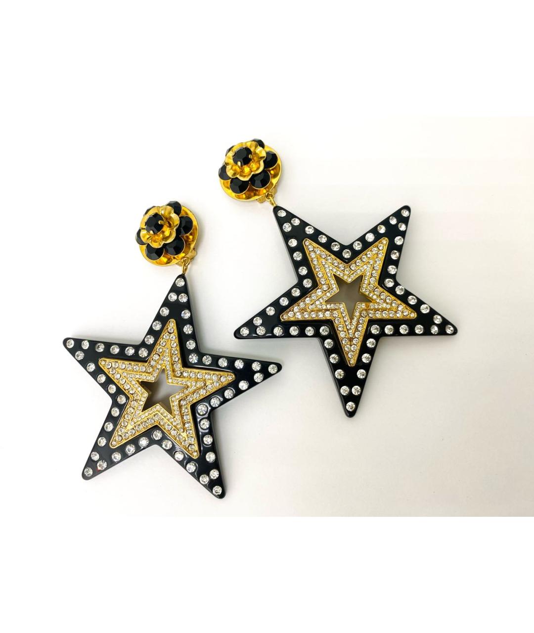 DOLCE&GABBANA Черные металлические клипсы, фото 4