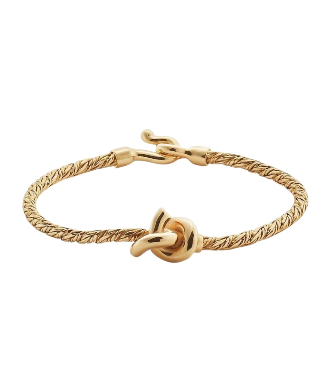 BOTTEGA VENETA Золотой серебряный браслет, фото 1