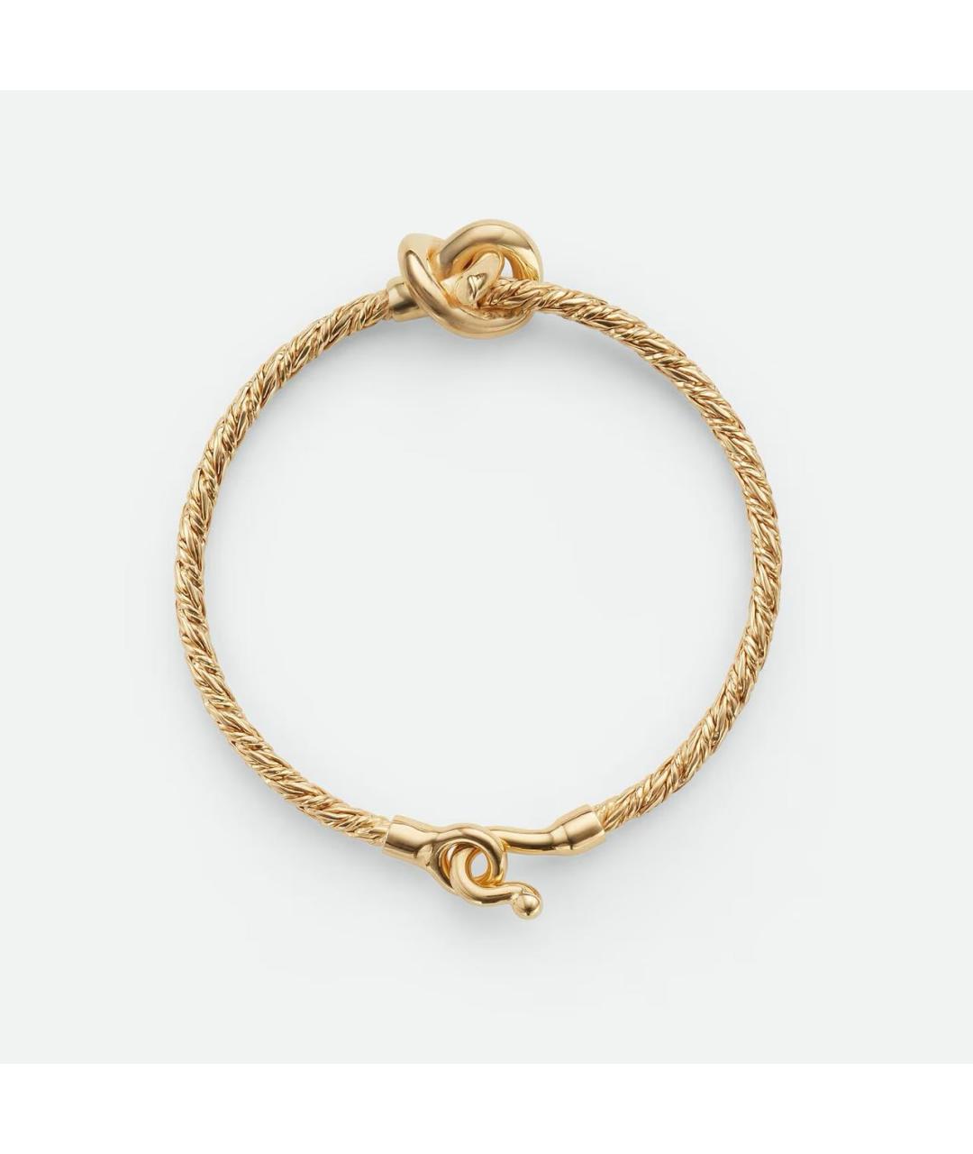 BOTTEGA VENETA Золотой серебряный браслет, фото 2