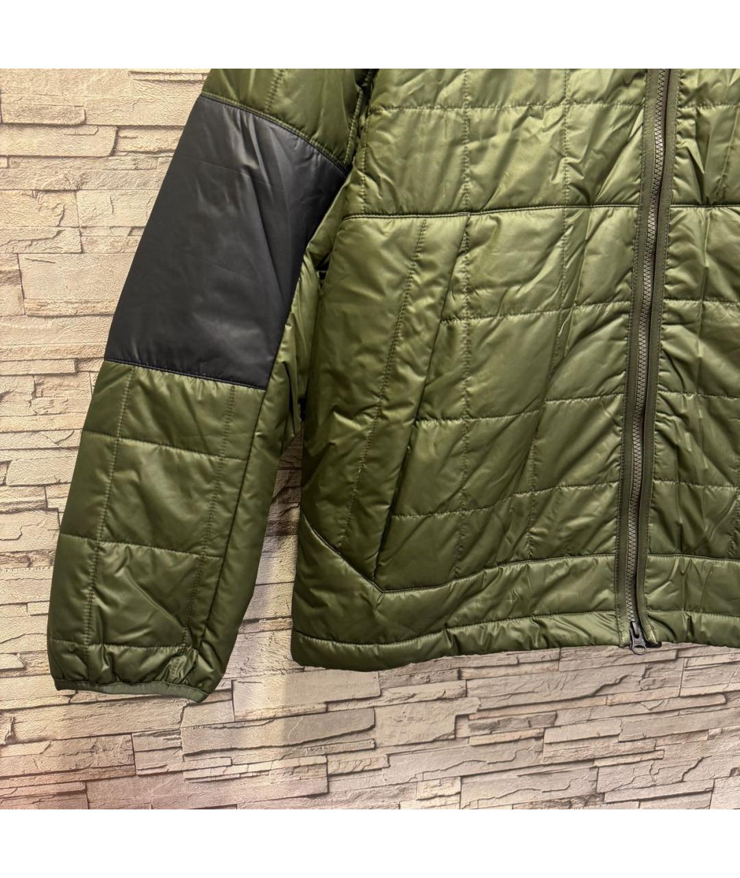 NIKE Зеленая полиэстеровая куртка, фото 5