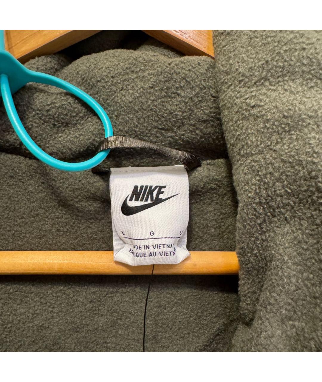 NIKE Зеленая полиэстеровая куртка, фото 3
