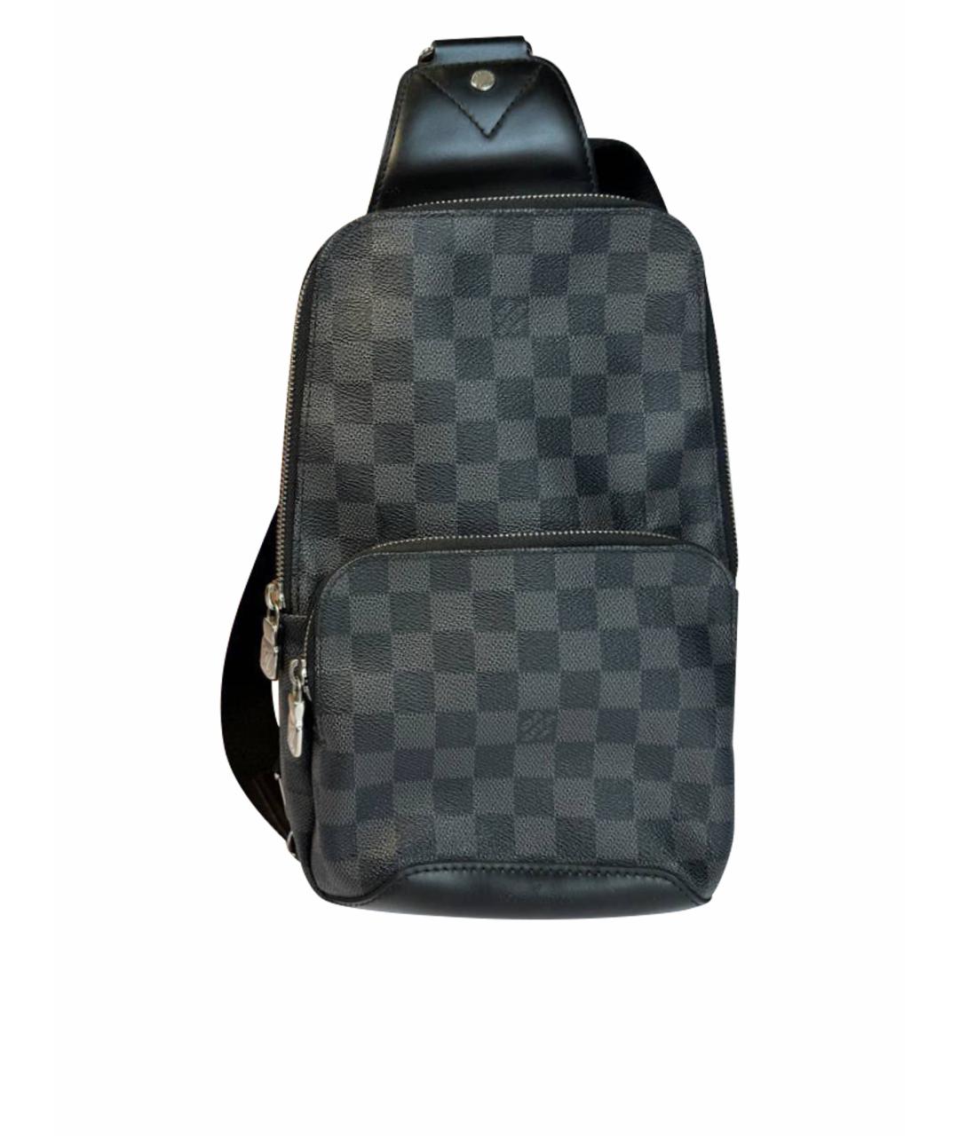 LOUIS VUITTON Серая барсетка, фото 1