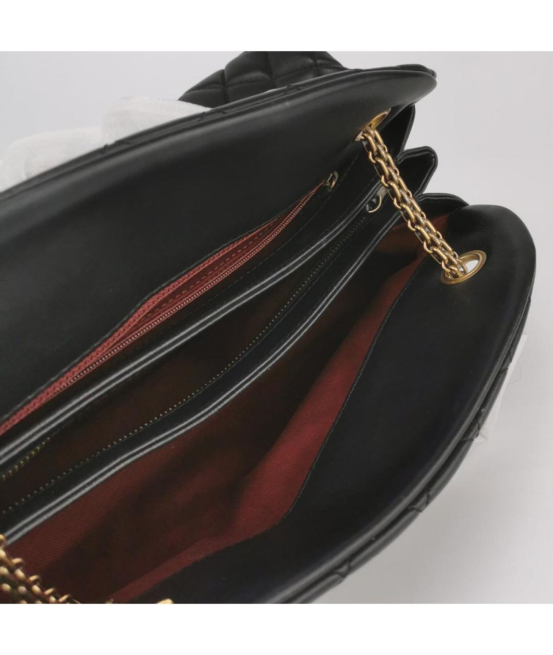 CHANEL Черная кожаная сумка тоут, фото 5