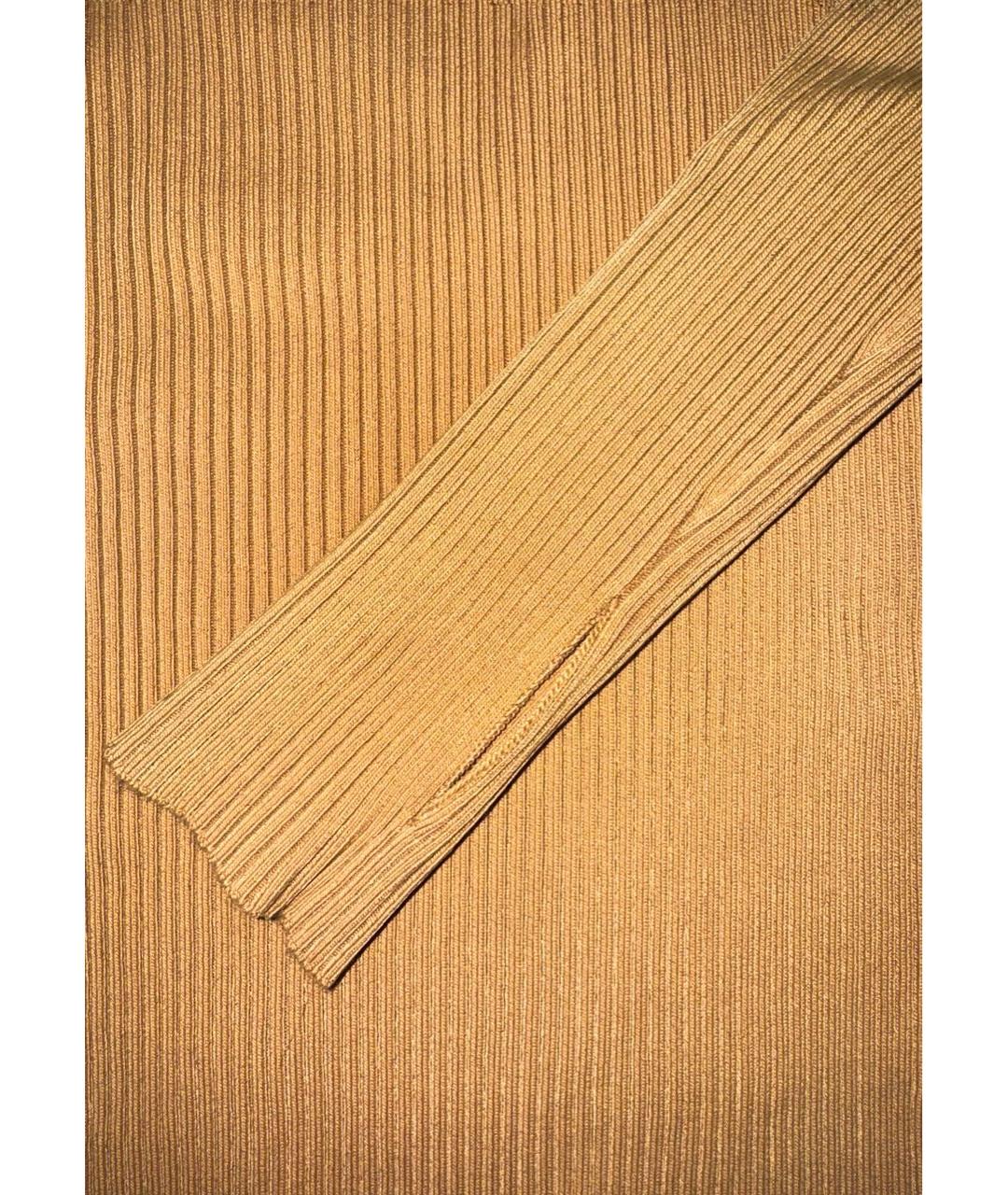 SPORTMAX Горчичная вискозная водолазка, фото 5