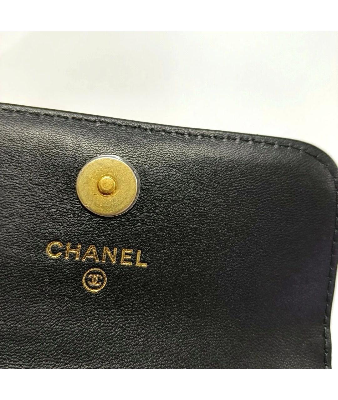 CHANEL Черная кожаная сумка через плечо, фото 7