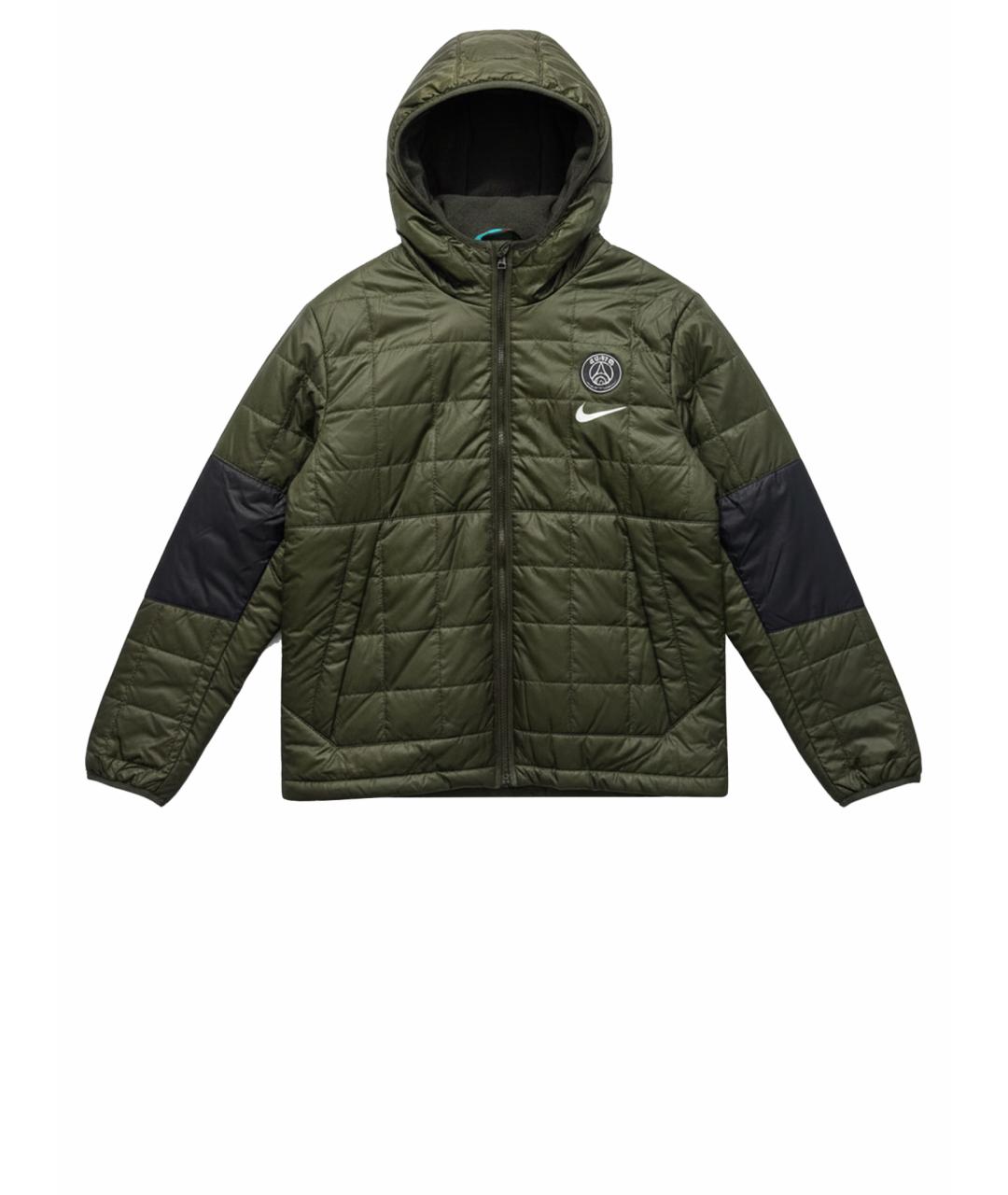 NIKE Зеленая полиэстеровая куртка, фото 1