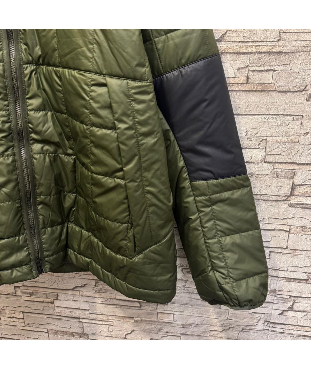 NIKE Зеленая полиэстеровая куртка, фото 5