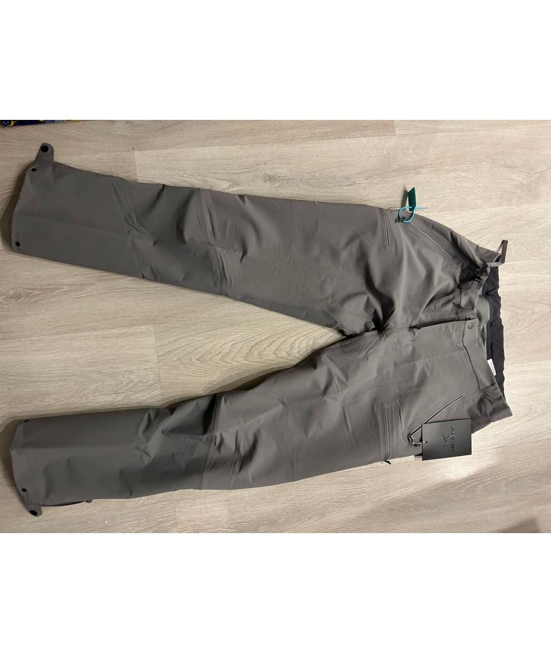 ARCTERYX Антрацитовые полиамидовые повседневные брюки, фото 4