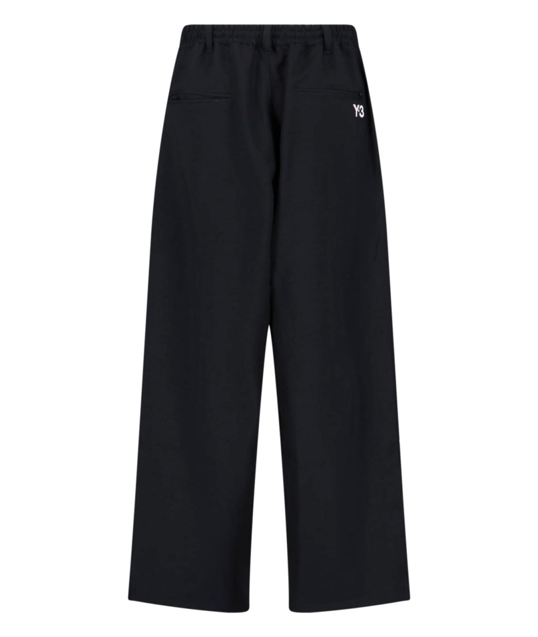 Y-3 Черные полиэстеровые повседневные брюки, фото 2