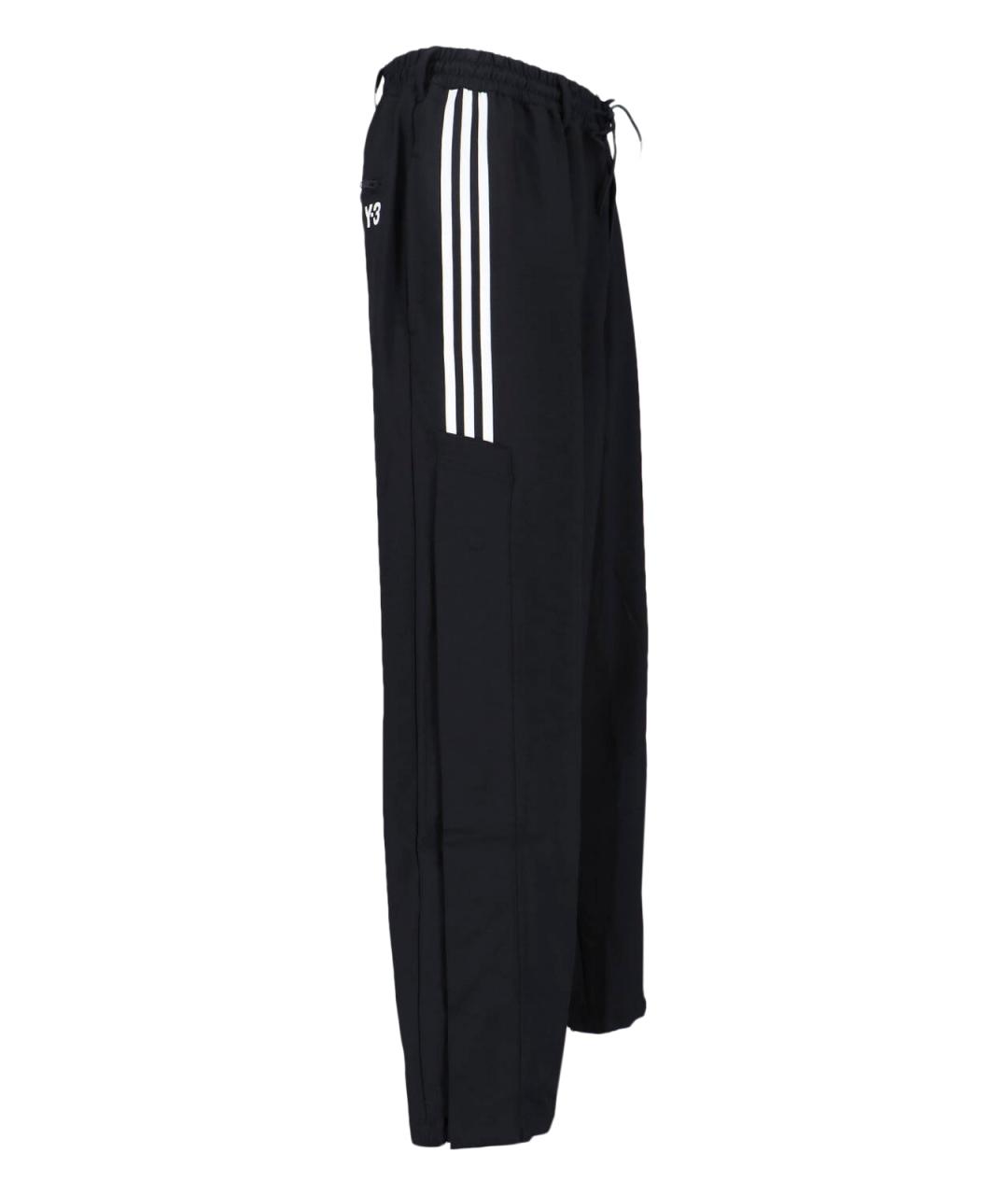 Y-3 Черные полиэстеровые повседневные брюки, фото 3
