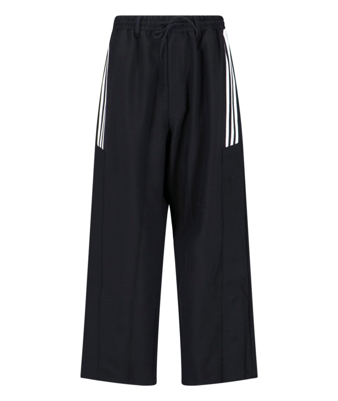 Y-3 Черные полиэстеровые повседневные брюки, фото 1