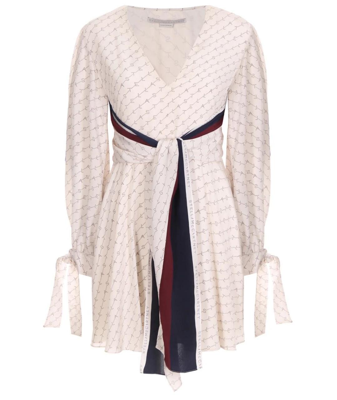 STELLA MCCARTNEY Розовое шелковое повседневное платье, фото 9