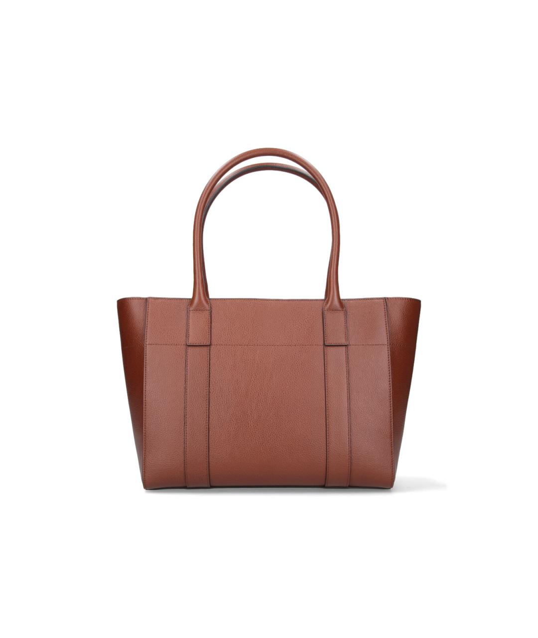 MULBERRY Коричневая кожаная сумка тоут, фото 3