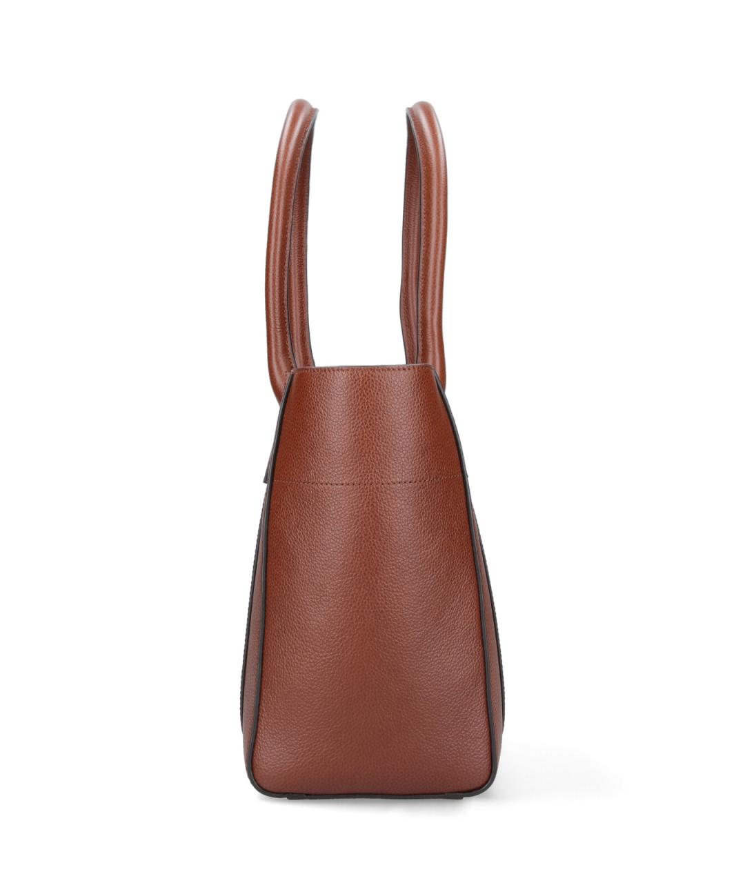 MULBERRY Коричневая кожаная сумка тоут, фото 5