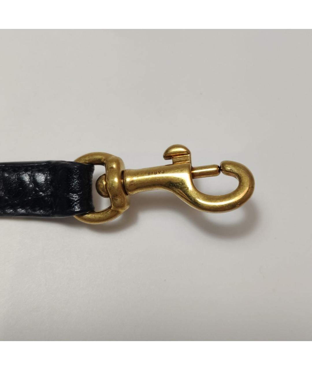 SAINT LAURENT Черная кожаная сумка через плечо, фото 7