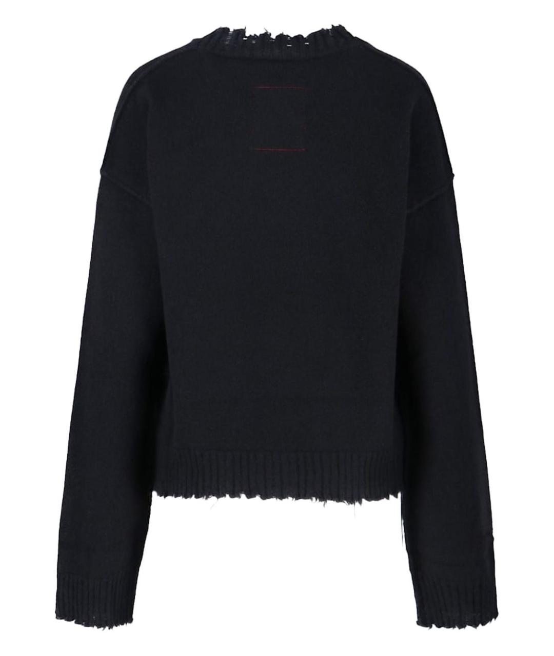 UMA WANG Черный кашемировый джемпер / свитер, фото 3