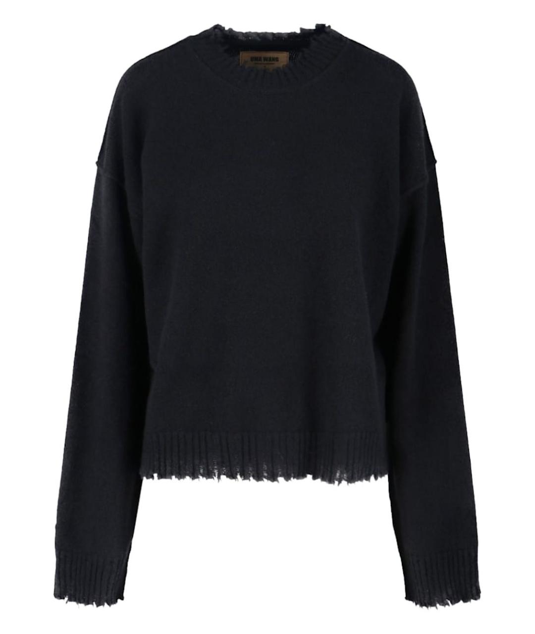 UMA WANG Черный кашемировый джемпер / свитер, фото 1